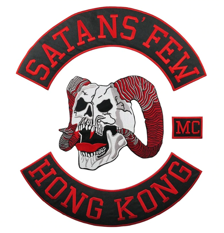 STANS' FEW HONG KONG MC Motorcycle Iron On Embroidered Patch for CLothes